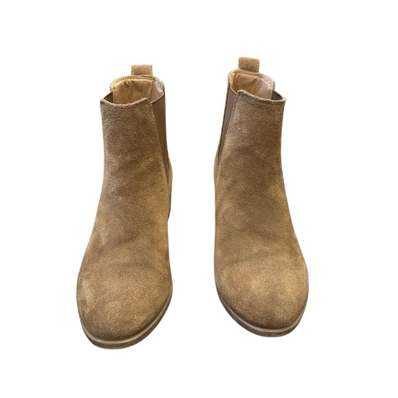 Steve Madden Camel Suede Booties - Picture 1 of 5